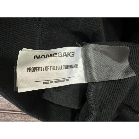 Namesake Sava oversized hoodie euphoric color black size S embroidered - Picture 12 of 14